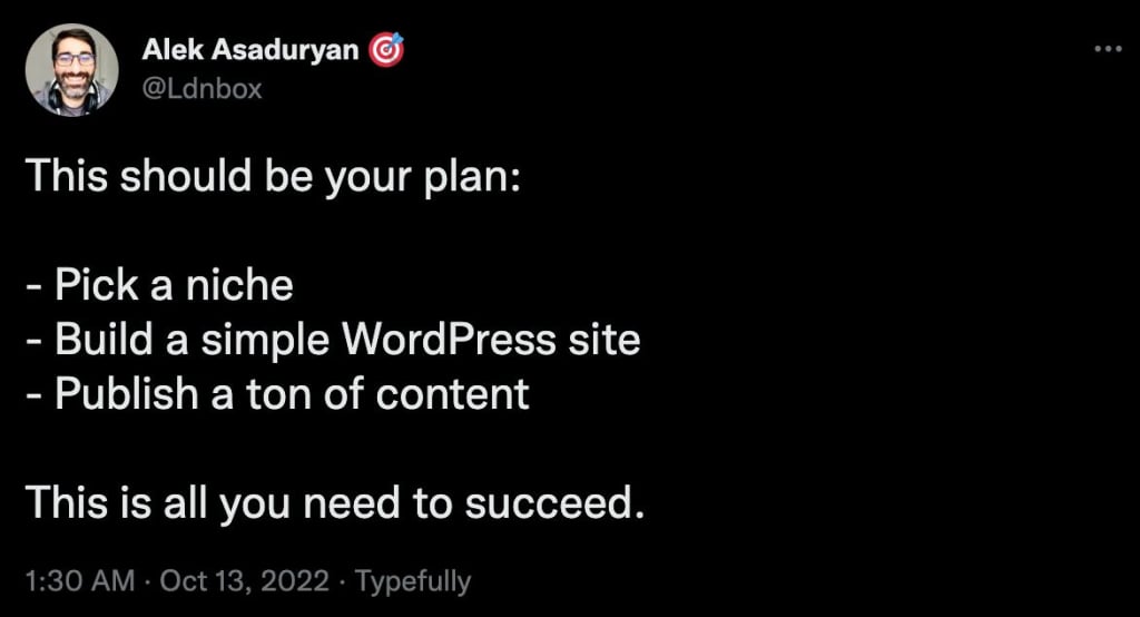 A tweet from @Ldnbox that reads