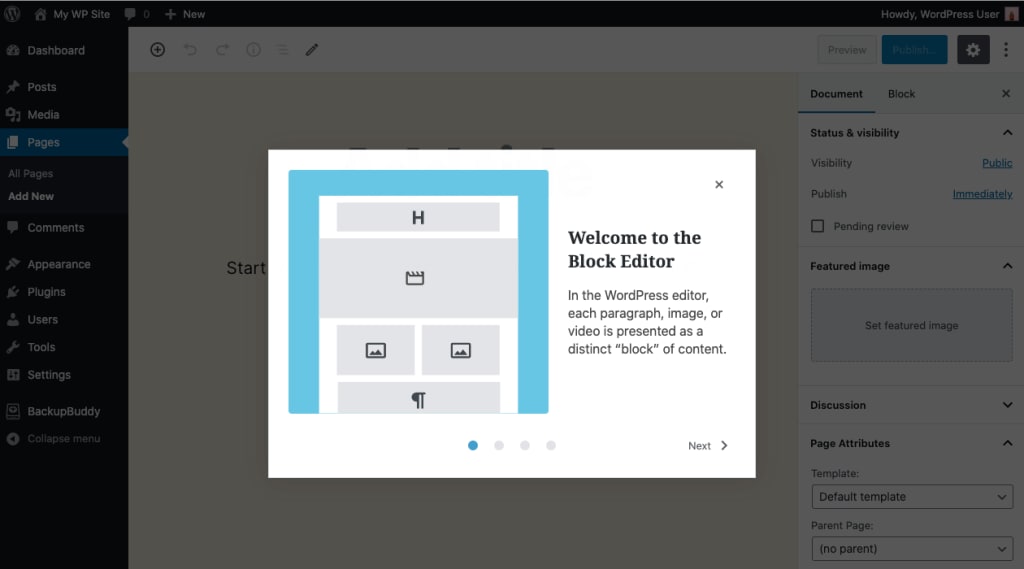 wordpress block editor