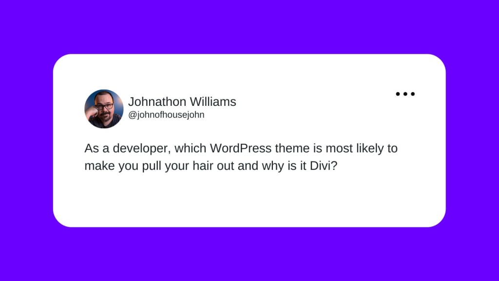 Johnathon Williams tweeting