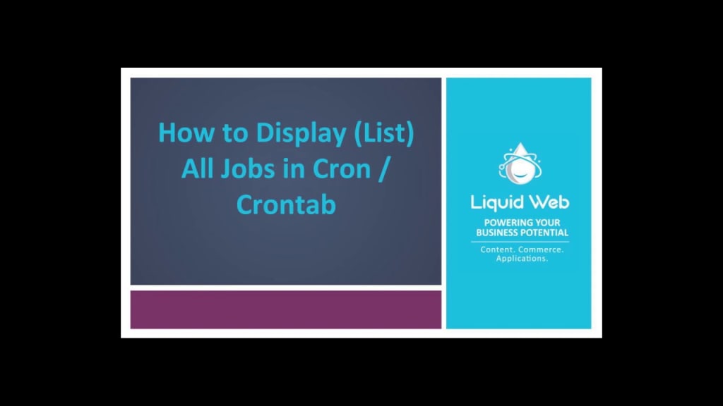 How to Display (List) All Jobs in Cron / Crontab