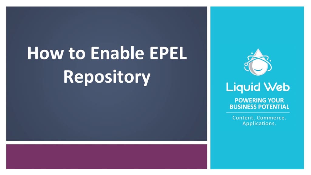 How to Enable an EPEL repository