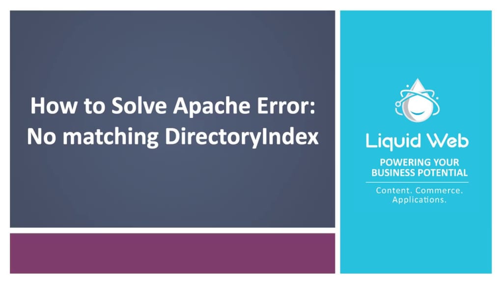 [SOLVED] Apache Error: No matching DirectoryIndex