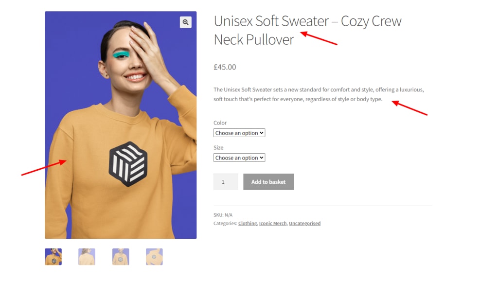 product page seo