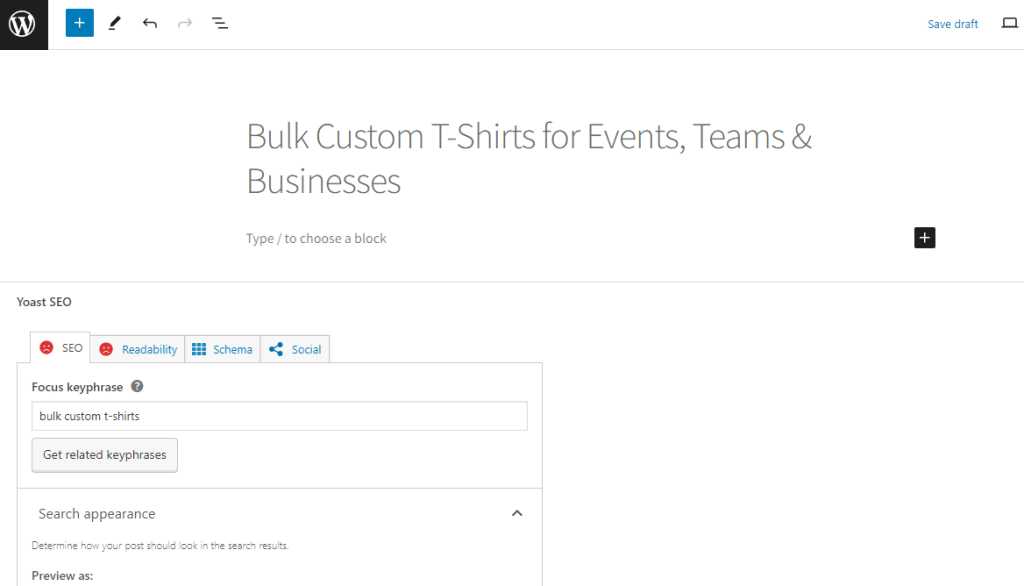 seo page