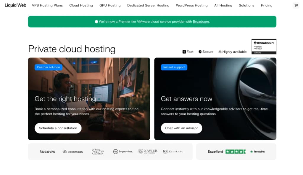 VMware from Liquid Web helps you meet all of your cloud cost optimization needs.