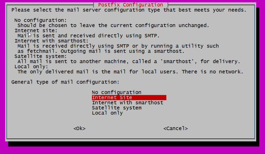 postfix-configuration