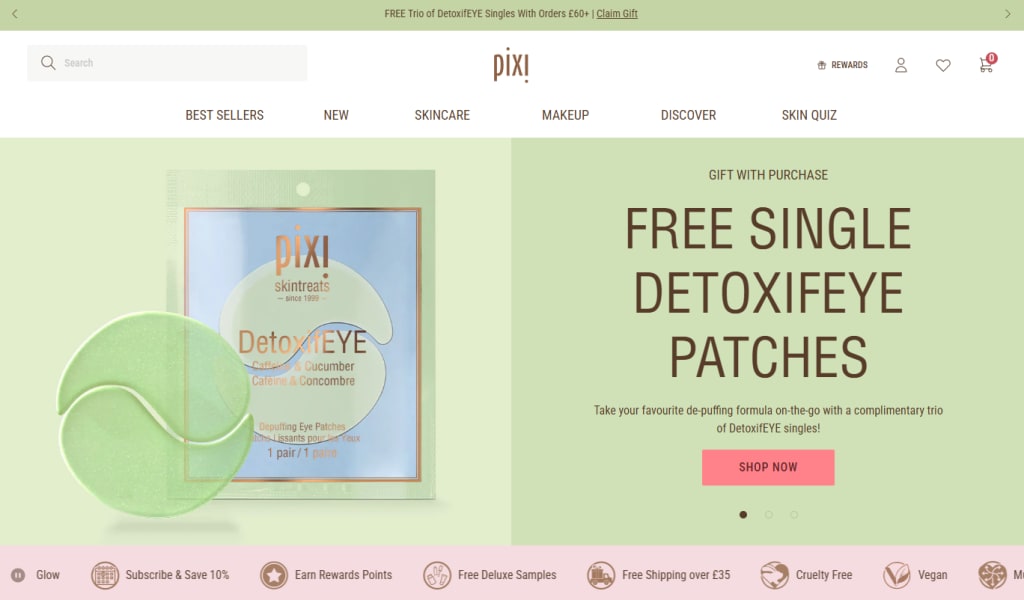 pixi beauty freebie