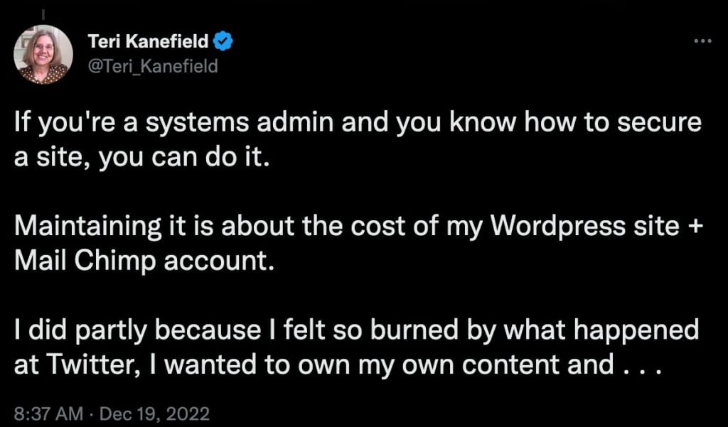 Teri Kanefield tweet