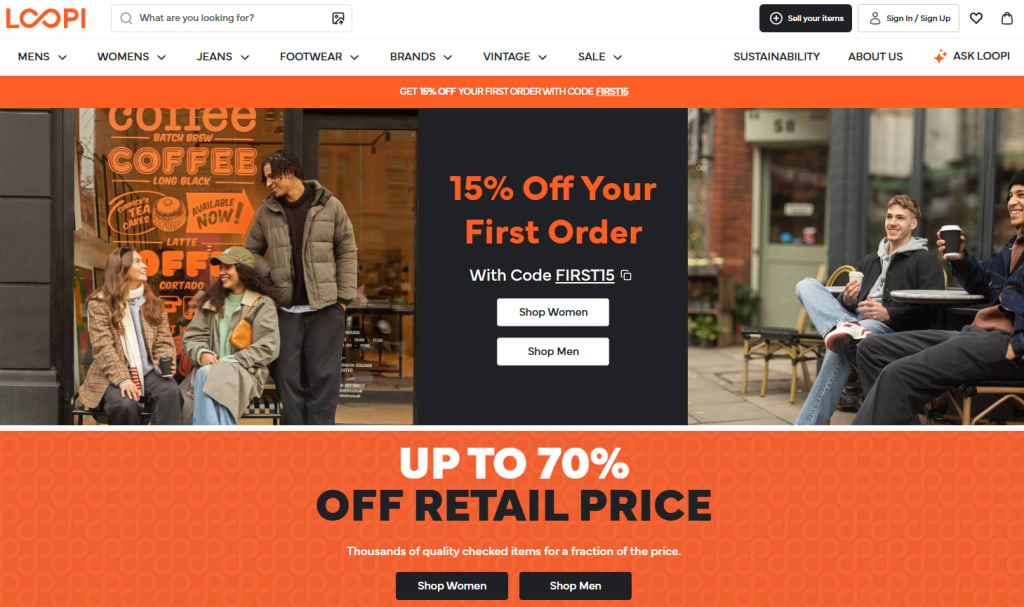 online thrift store