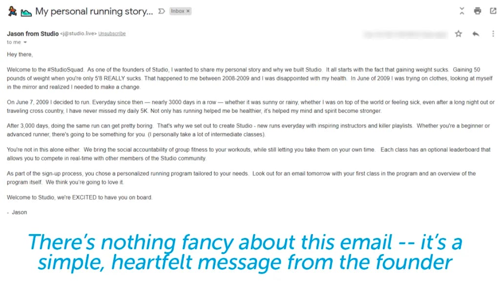 Email examples