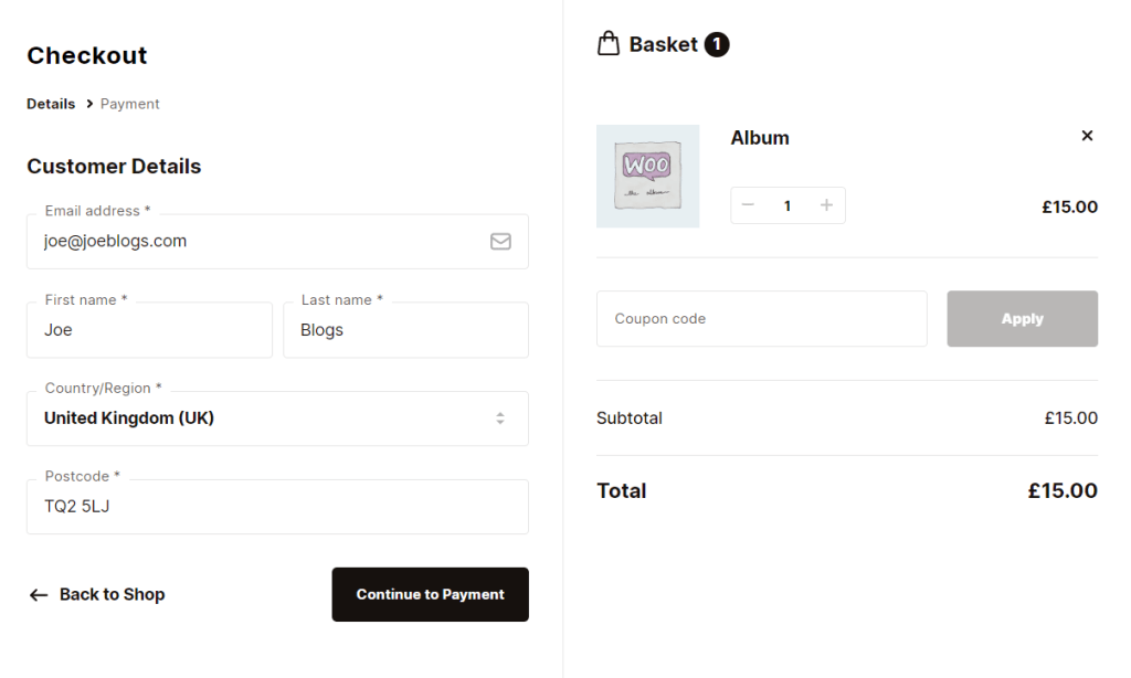 digital product checkout flux checkout