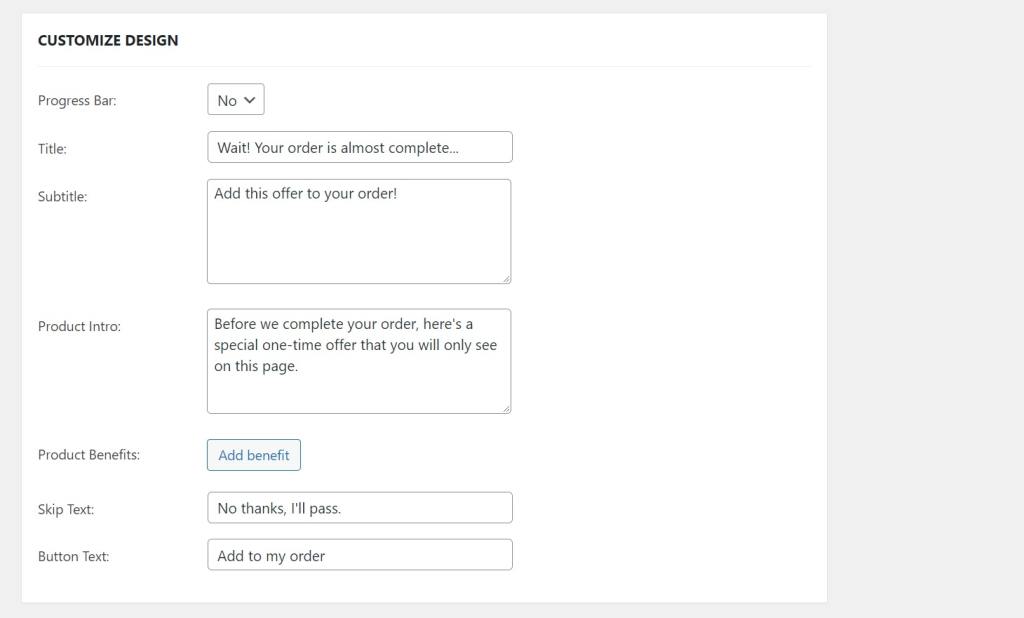 one click cross sell after checkout