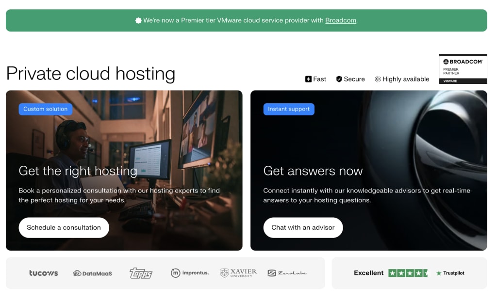 Liquid Web’s VMware Private Cloud.
