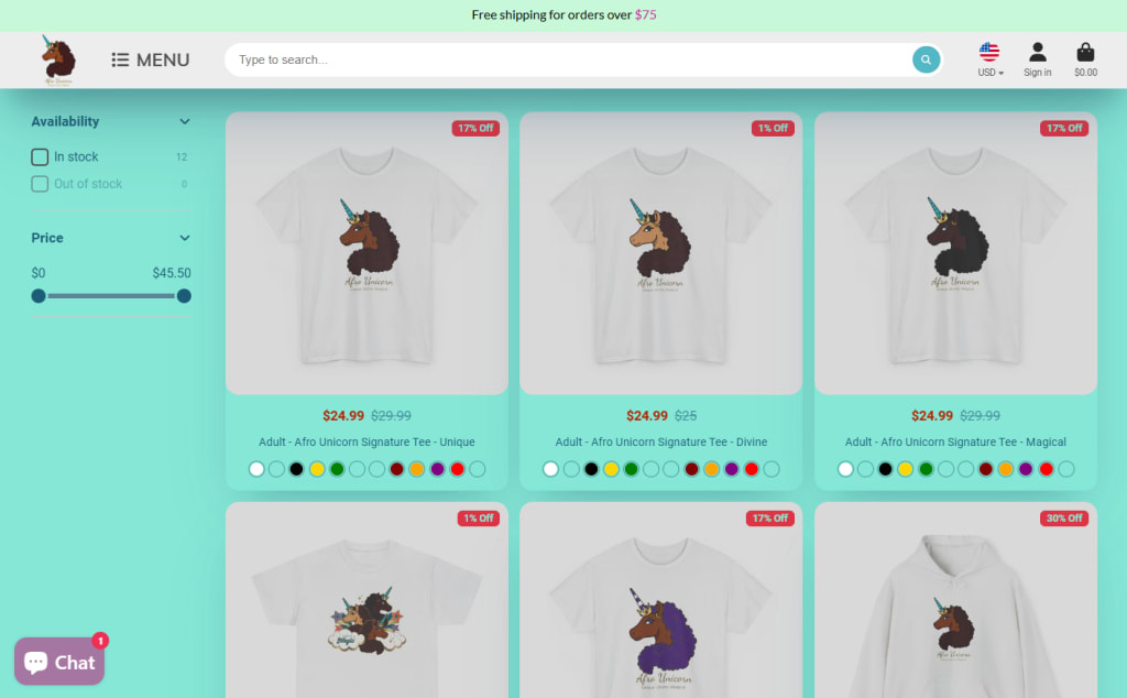 print on demand online store