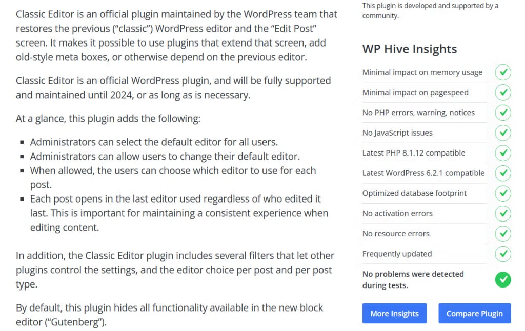 wp hive plugins to fix slow admin