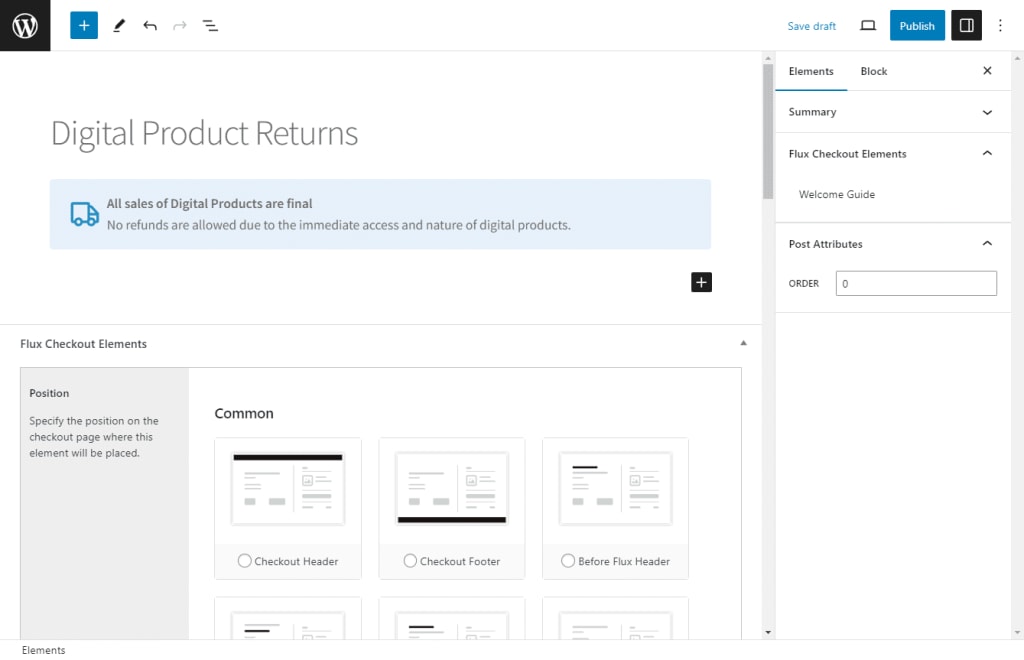 digital product returns policy