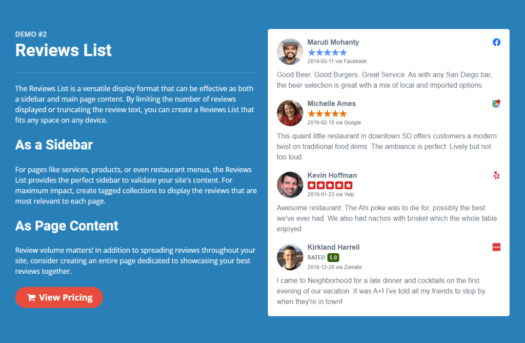 product reviews