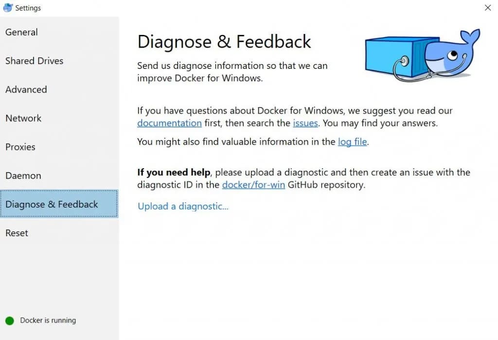 feedback config for docker for wp local
