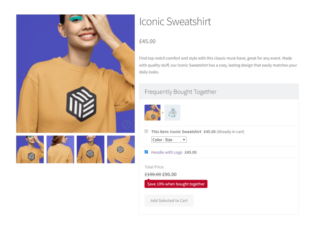 bundle deal frequently bought together