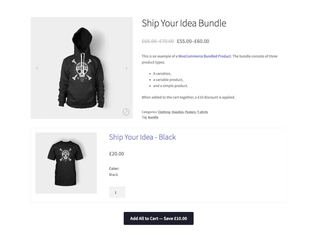 product bundle woocommerce
