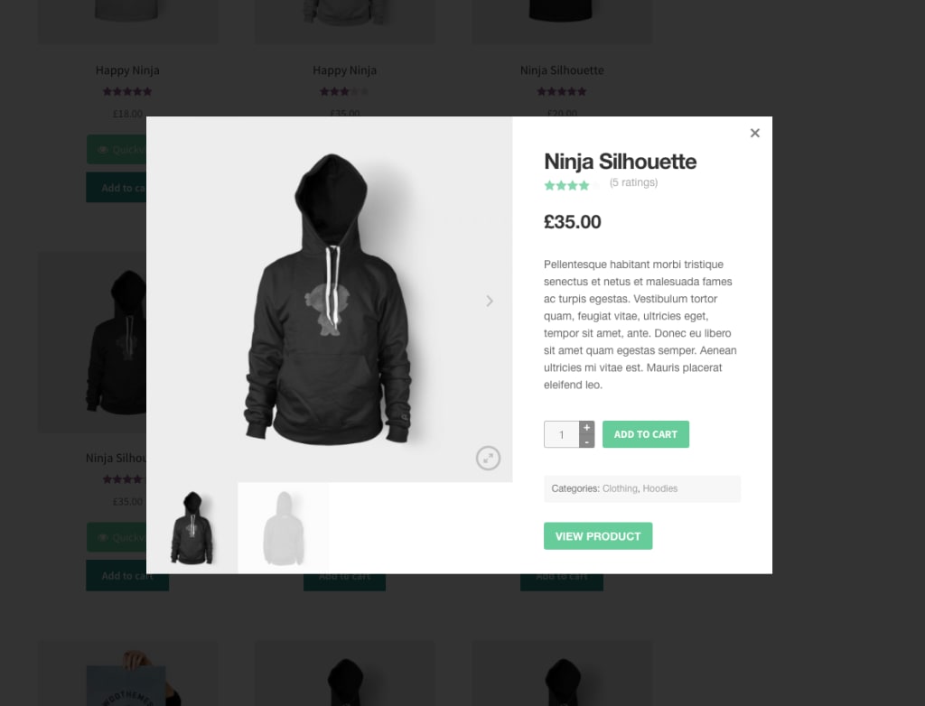 Add A Product Link To Quickview