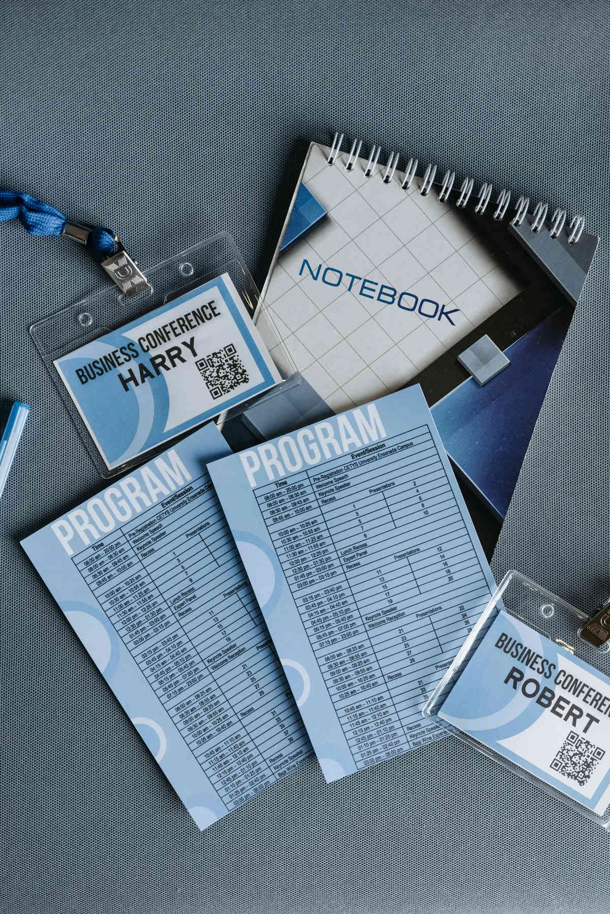 Image showing a structured program brochure for a business conference