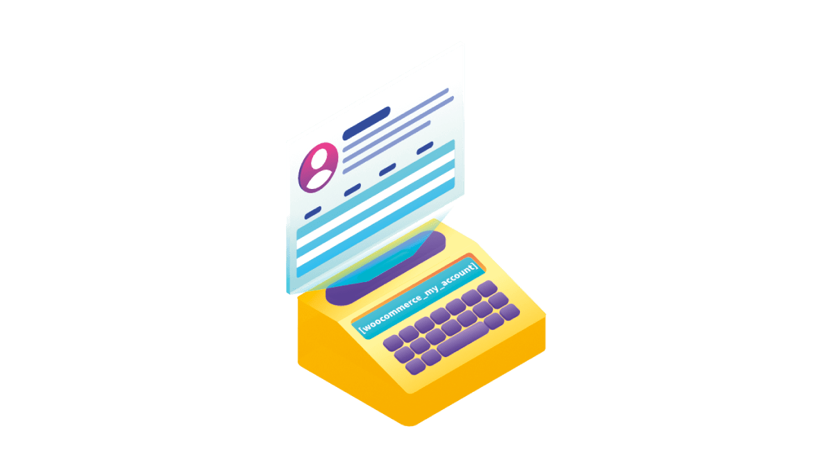 my account shortcode WooCommerce
