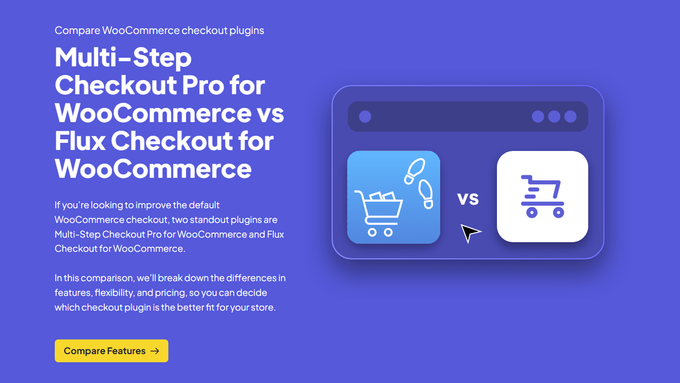 Multi-Step Checkout Pro for WooCommerce vs Flux Checkout for WooCommerce