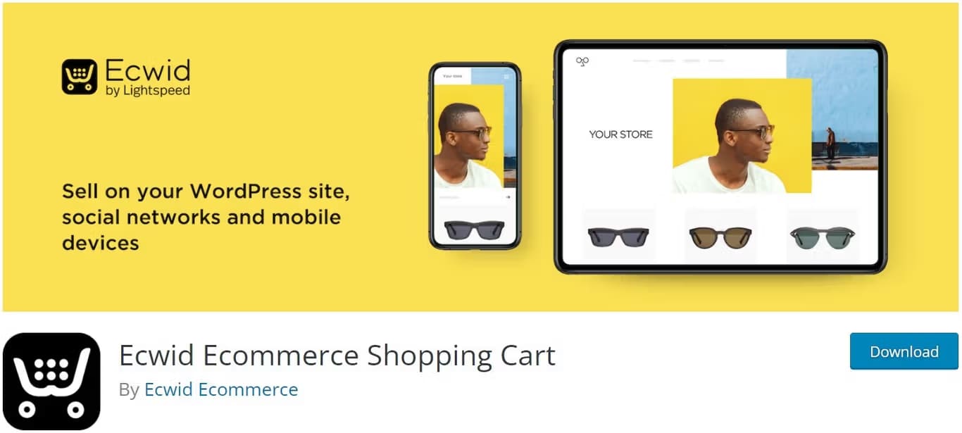 ecwid ecommerce plugin for wordpress