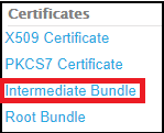 intermediate bundle highlighted
