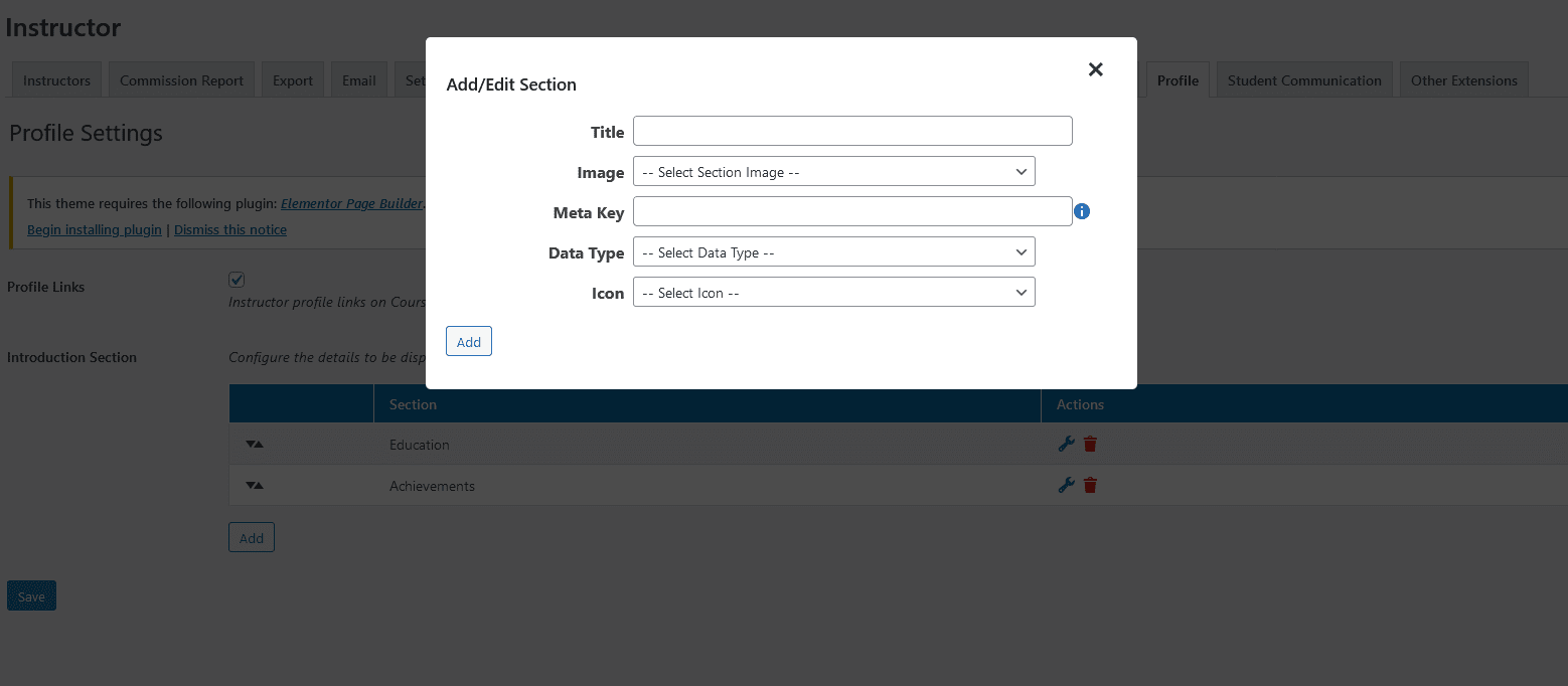 Adding new Introduction Section