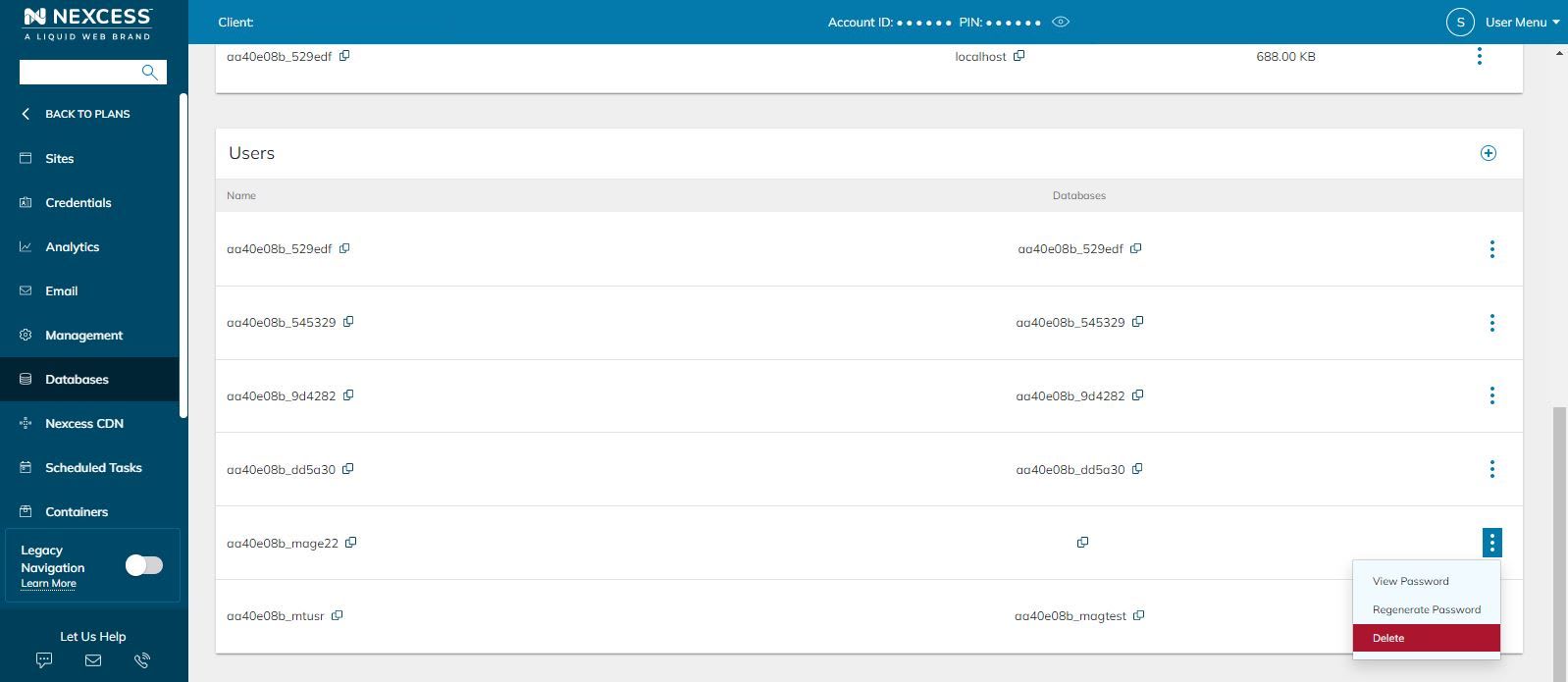 You’ll also need to delete the MySQL user attached to the deleted database.