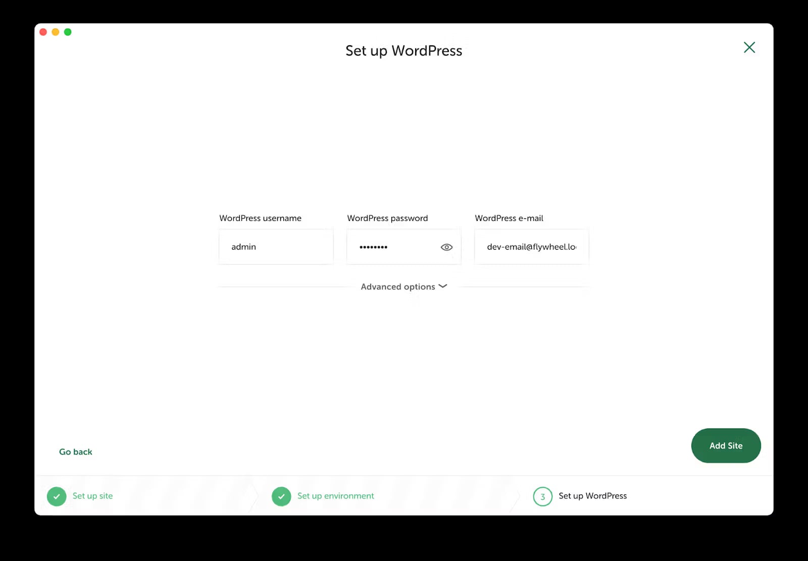 localwp default account