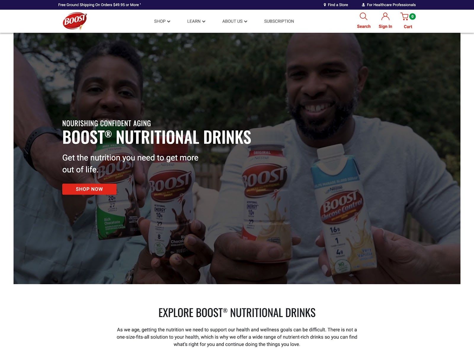 Boost’s homepage.