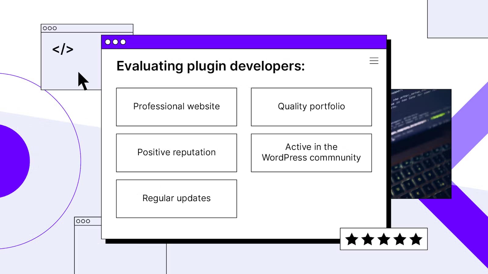how to evaluate wp plugin devs