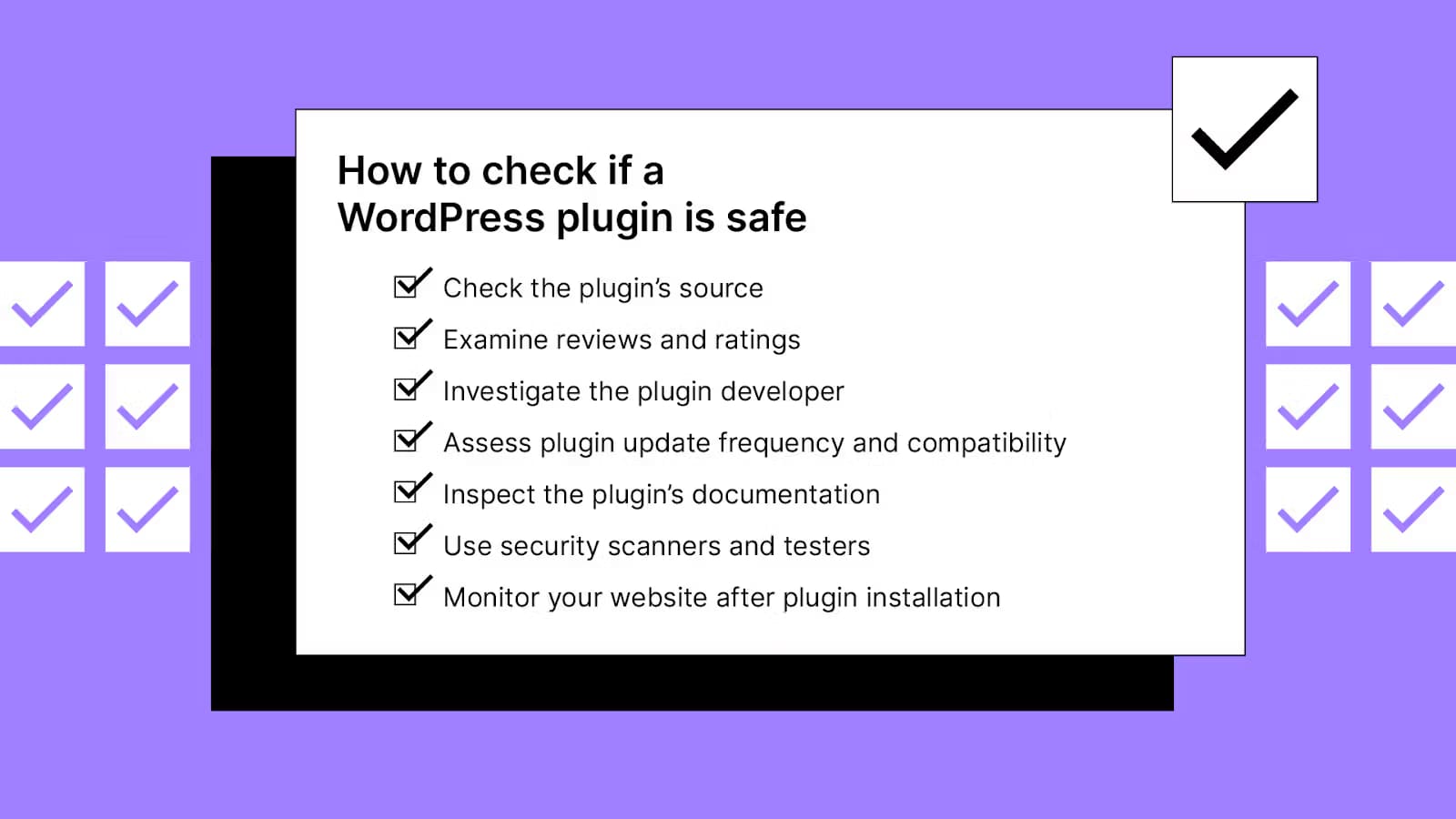 wp plugin safety checklist