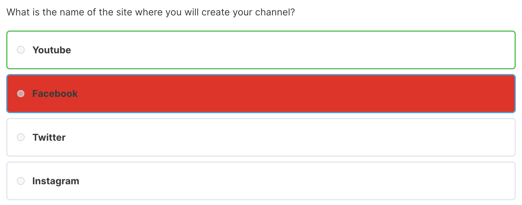 Incorrect Answers