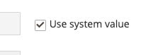 If the setting you want to change the parameters for is grayed out, simply uncheck the Use System Value box next to the setting and change it to your preferred value.