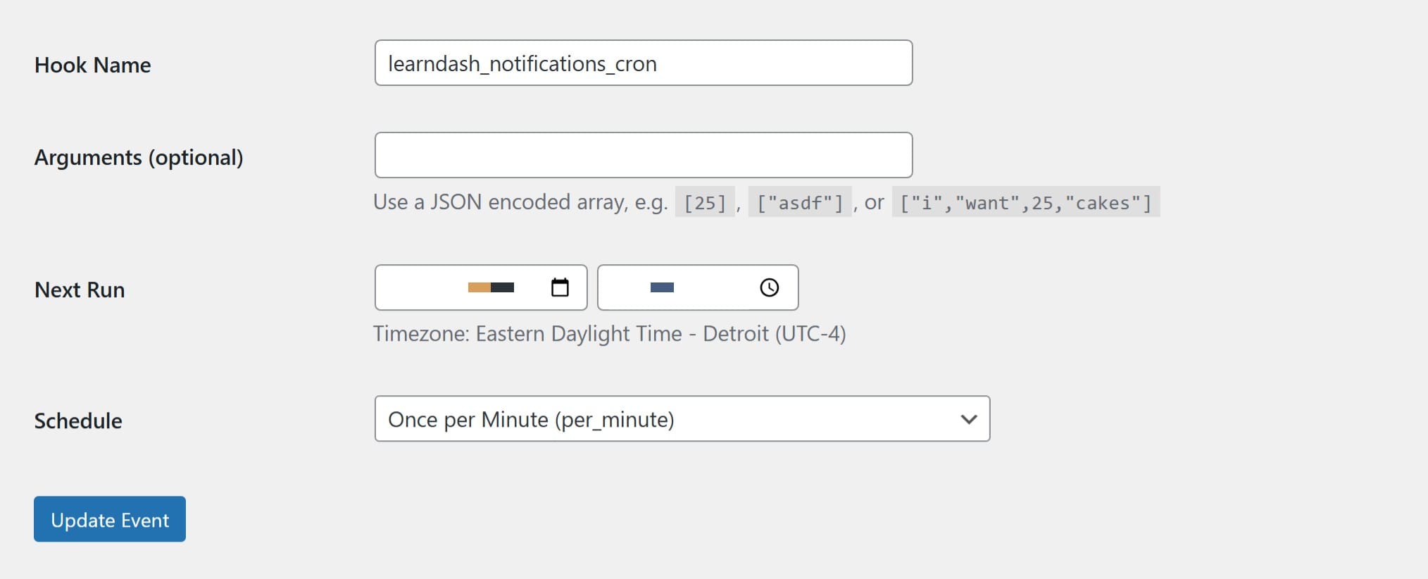 WPControl LearnDash notifications