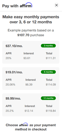Buy now, pay later on Target