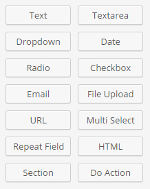 List of Custom Fields