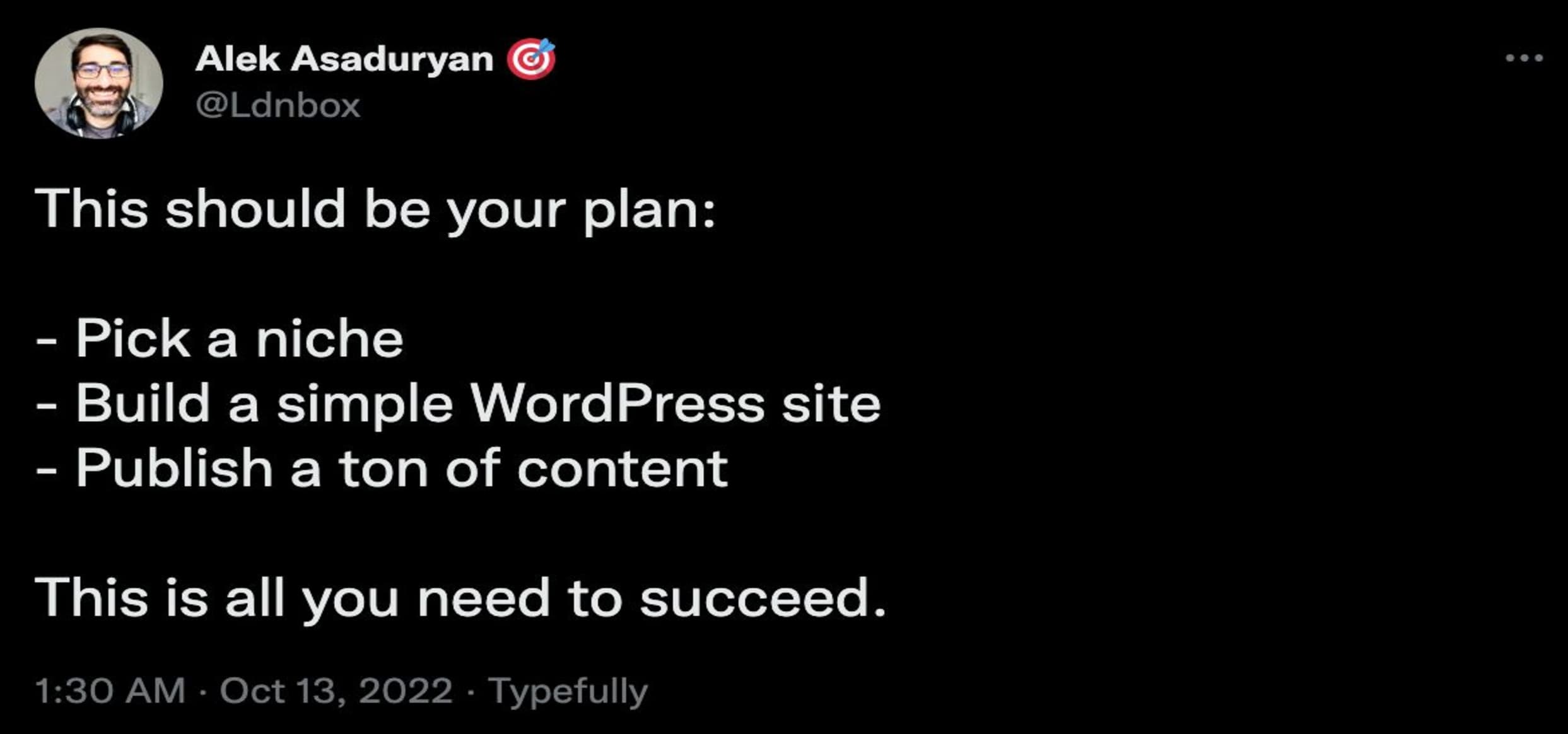 Add a template to your page by choosing the button that says ‘Insert.’