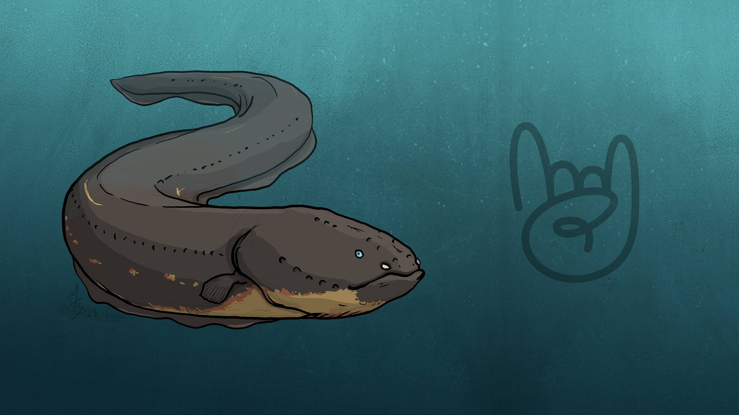 The Events Calendar Mascot: Electric Eel