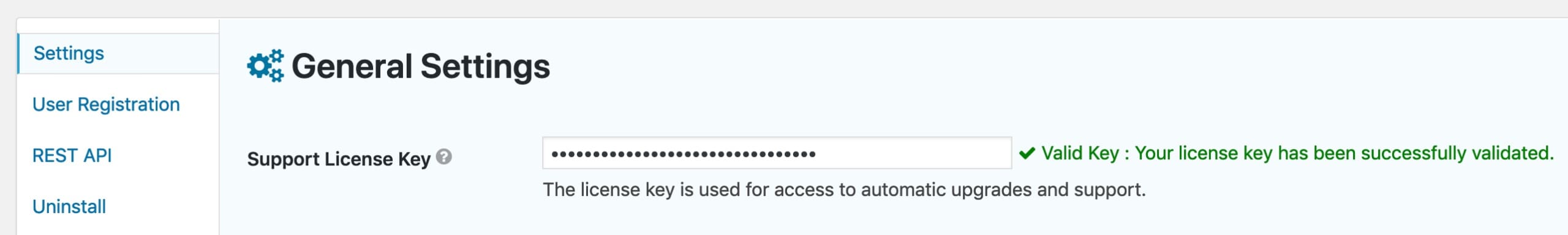 enter license key for Gravity Forms