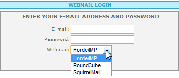 SiteWorx Webmail Login Page SiteWorx Webmail Login Page