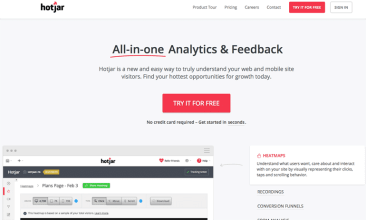 Hotjar Website Tracking Tool