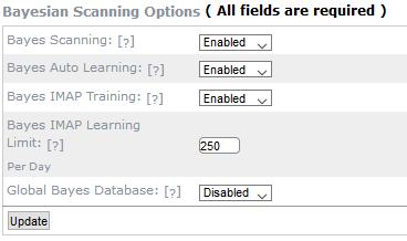 bayesian scanning options