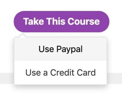 Choose PayPal or Stripe