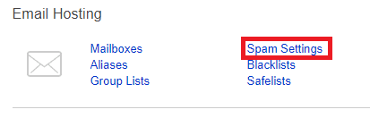 filter settings link highlighted