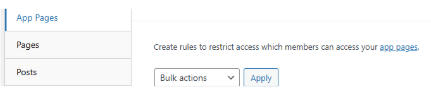 Screenshot of adding rules to the login restrictions